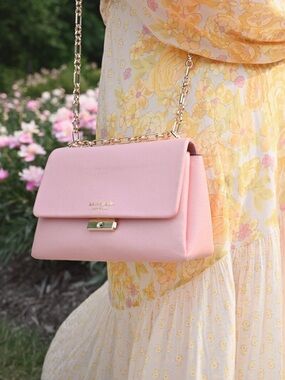Kate Spade Carlyle Medium Shoulder Bag in Blush Pink